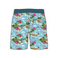 Straight Hem Coconut Tree Printed Collection Boardshorts