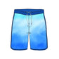 Scollap Hem Color Gradient Collection Swim Trunks