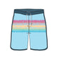 Scollap Hem Striped Design Collection Swim Trunks