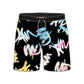 Straight Hem Fashion Element Design Collection Swim Trunks