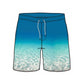 Straight Hem Ombre Print Collection Swim Trunks