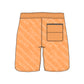 Scollap Hem Tie Dye Design Collection Swim Trunks