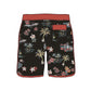 Scallop Hem Botanical Floral Printed Collection Boardshorts