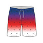 Straight Hem Color Gradient Collection Swim Trunks