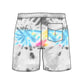 Split Foot Tie Dye Design Collection Swim Trunks