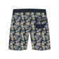 Straight Hem Small Element Design Collection Boardshorts