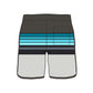 Scollap Hem Striped Design Collection Boardshorts
