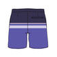 Split Foot Striped Design Collection Swim Trunks