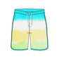 Scollap Hem Color Gradient Collection Swim Trunks