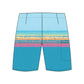 Straight Hem Color Gradient Collection Boardshorts