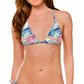 Mature Women Leaf Print Bikini Suit Customization
