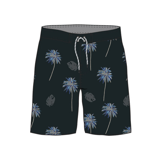 Straight Hem Botanical Floral Printed Collection Boardshorts