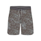 Scollap Hem Tie Dye Design Collection Swim Trunks