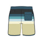 Scollap Hem Striped Design Collection Swim Trunks