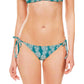 Mature Women Leaf Print Bikini Suit Customization