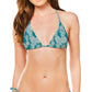 Mature Women Leaf Print Bikini Suit Customization