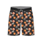 Straight Hem Botanical Floral Printed Collection Boardshorts