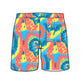 Straight Hem Tie Tyed Collection Swim Trunks