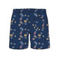 Straight Hem Mini Print Collection Swim Trunks