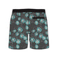 Split Foot Botanical Floral Printed Collection Swim Trunks
