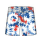 Straight Hem Tie Dye Design Collection Swim Trunks