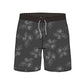 Split Foot Botanical Floral Printed Collection Swim Trunks