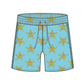 Straight Hem Small Element Design Collection Swim Trunks