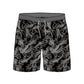 Straight Hem Fashion Element Design Collection Swim Trunks