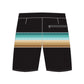 Straight Hem Striped Design Collection Boardshorts