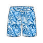 Straight Hem Floral Print Collection Swim Trunks