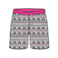 Split Foot Texture Design Collection Swim Trunks