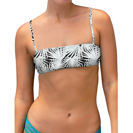Mature Women Leaf Print Bikini Suit Customization