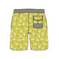 Scollap Hem Small Element Design Collection Swim Trunks