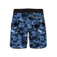 Scollap Hem Tie Dye Design Collection Swim Trunks