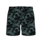 Straight Hem Tie Tyed Collection Swim Trunks