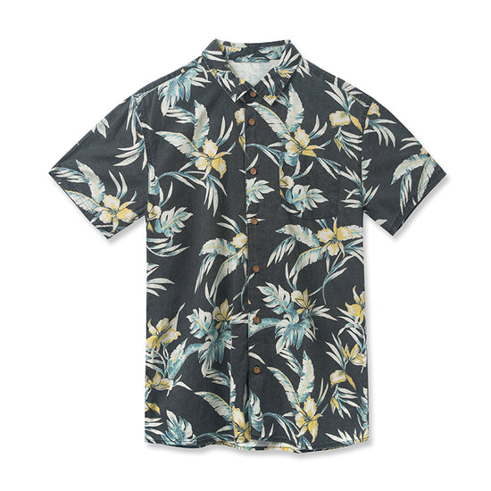 Flower & Leaf Printed Collection Hawaiian Shirts
