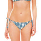 Mature Women Leaf Print Bikini Suit Customization