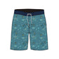 Straight Hem Coconut Tree Printed Collection Boardshorts