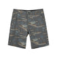 Flower Leaf Printed Collection Hybrid Walk Shorts