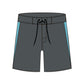 Straight Hem Triangle Side Design Collection Boardshorts
