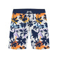 Straight Hem Botanical Floral Printed Collection Boardshorts