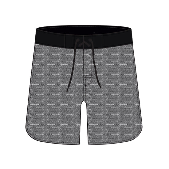 Scollap Hem Texture Design Collection Boardshorts