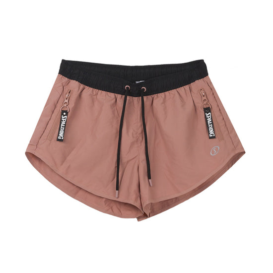 Women Comfortable Solid Color Collection Atheletic Shorts