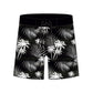 Straight Hem Coconut Tree Printed Collection Boardshorts