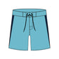Straight Hem Triangle Side Design Collection Boardshorts