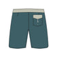 Scollap Hem Solid Color Collection Boardshorts