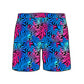 Straight Hem Floral Print Collection Swim Trunks