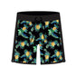 Scollap Hem Pineapple Flower Printed Collection Boardshorts