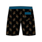 Straight Hem Botanical Floral Printed Collection Boardshorts