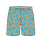 Straight Hem Floral Print Collection Swim Trunks